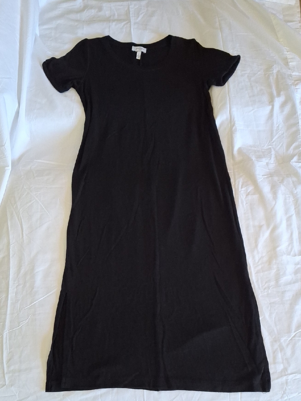 Jessica Simpson Black Short Sleeve Maxi Dress